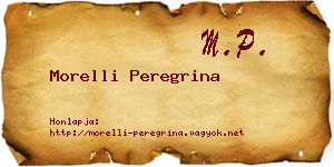 Morelli Peregrina névjegykártya